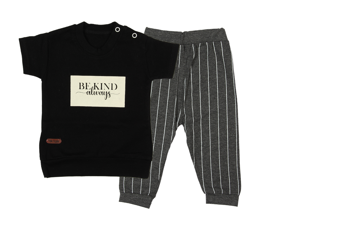 آستین کوتاه و شلوار S Always مشکی