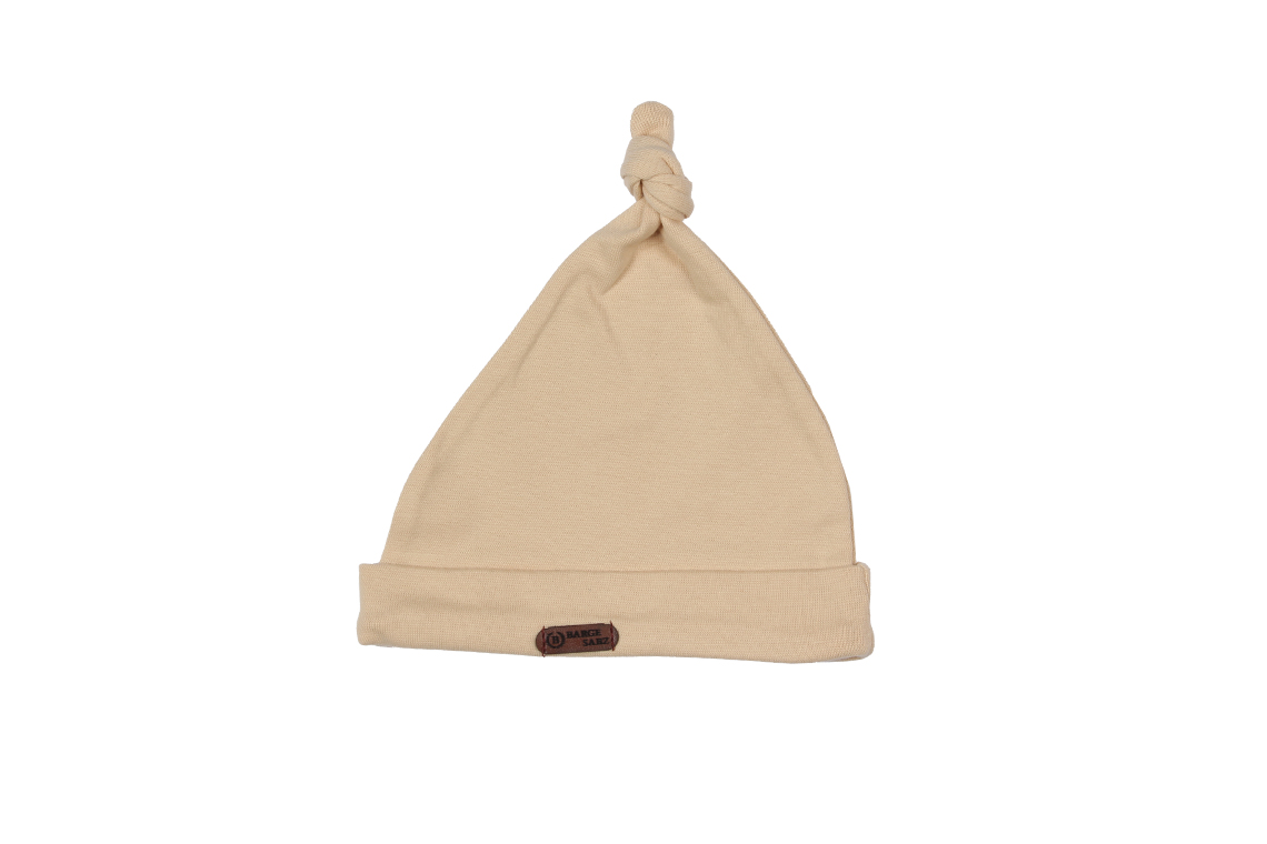 کلاه بوقی کرم پسرانه تمام چاپ زرافه برگ سبز